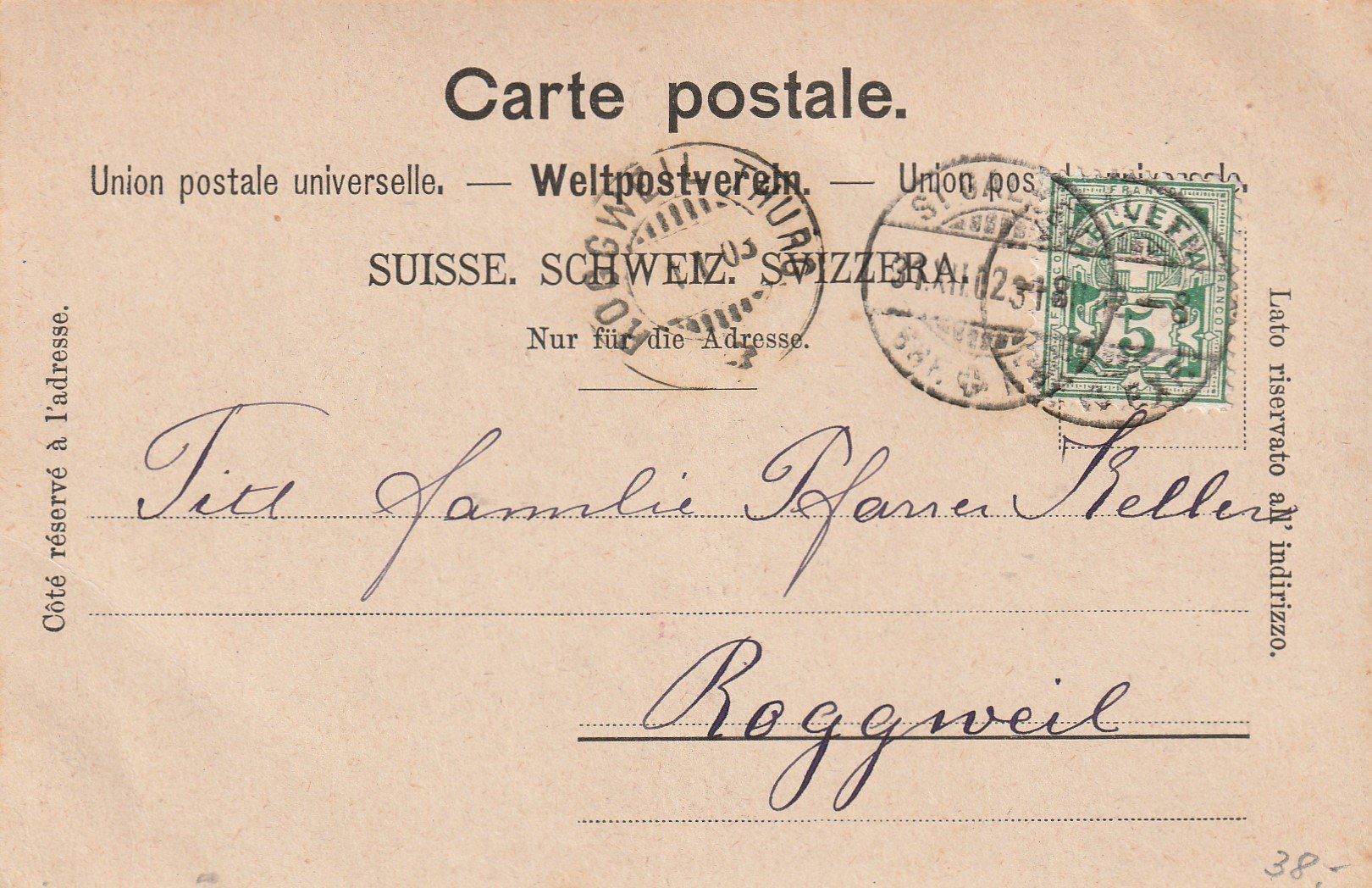 Cartes postales: St.Gallen -Hechtplatz-1902 – D'occasion à uttwil par Koehlerfred 1