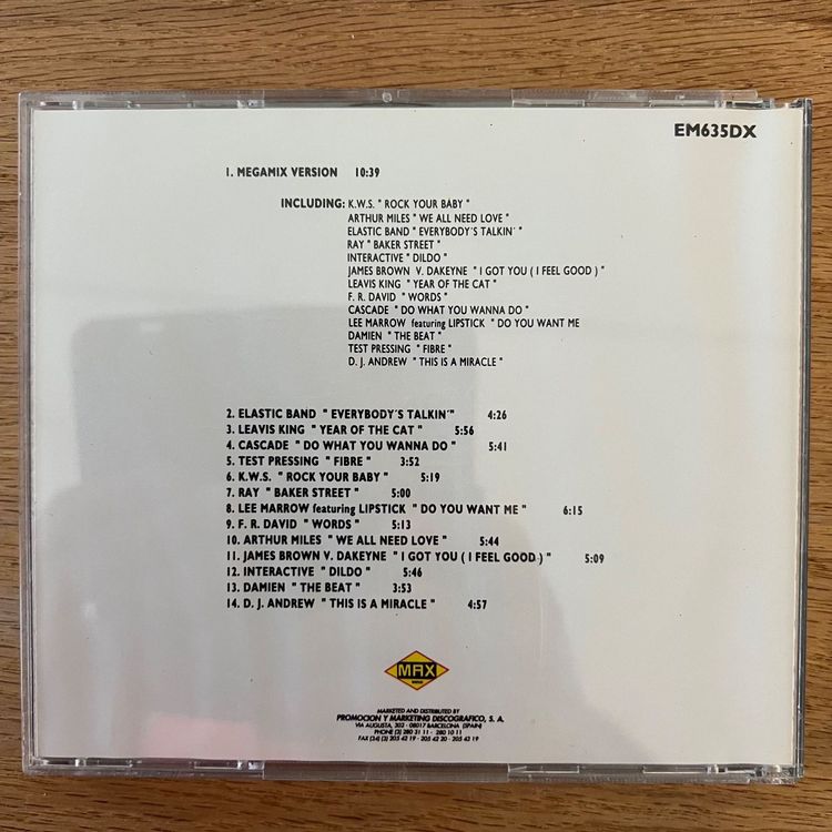 Tony Peret & Jose Ma Castells - max Mix 12 / CD - 1. EU 1992 (Gebraucht ...