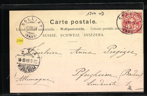 Cartes postales: AK Le Solliat, Les Mines, 1899 – D'occasion à Berlin par bartko-reher 1