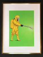 DRAS_ «Pandemia»_ inspired to Banksy)_ ORIGINAL
