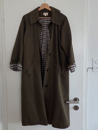 Toller Sézane Trenchcoat Clyde Khaki dunkel