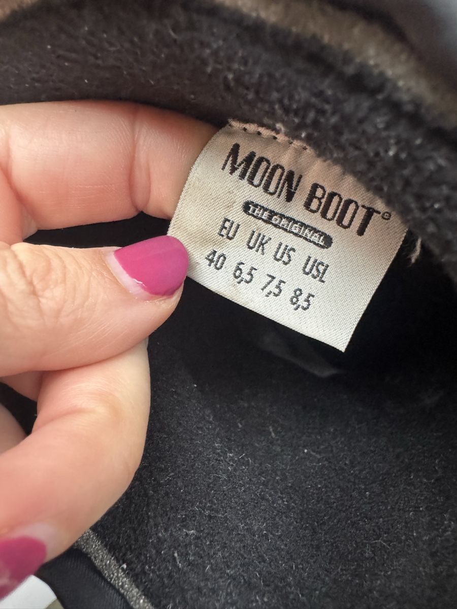 Moon Boot Scarpe da uomo: Moon Boot Black, Size 40, Winter, Warm, Like New! – Usato da Zürich venduto da alieacelina 1