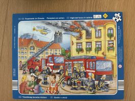 Puzzle feuerwehr pompiers en action 3+ 38 pièces 
