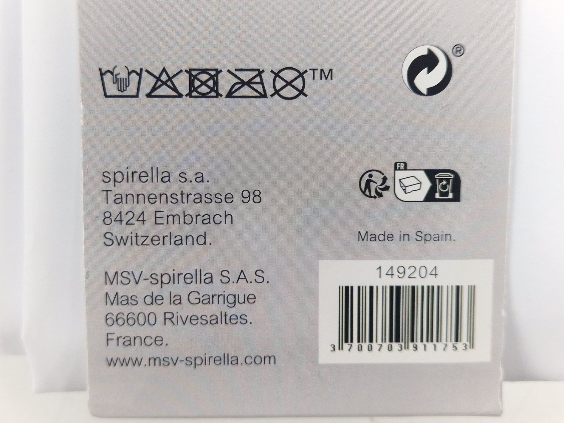 Spirella Vorhänge: SPIRELLA "Peva" Duschvorhang – Neu (gemäss Beschreibung) aus Muhen von Restwert_Muhen 3