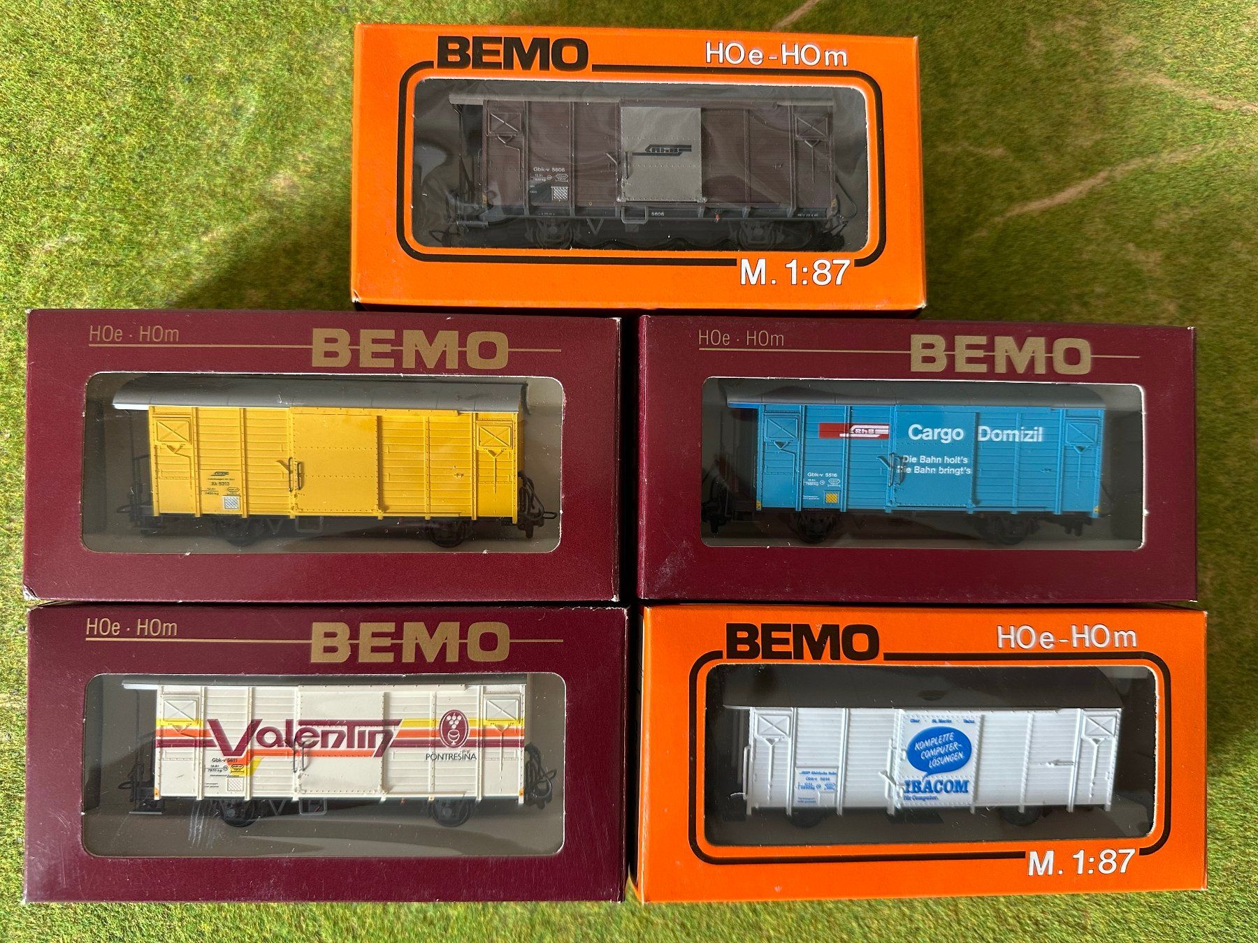 Bemo Modellini di ferrovie: Bemo 5 RhB Güterwagen – Nuovo (secondo la descrizione) da Pfaffnau venduto da Rex2603