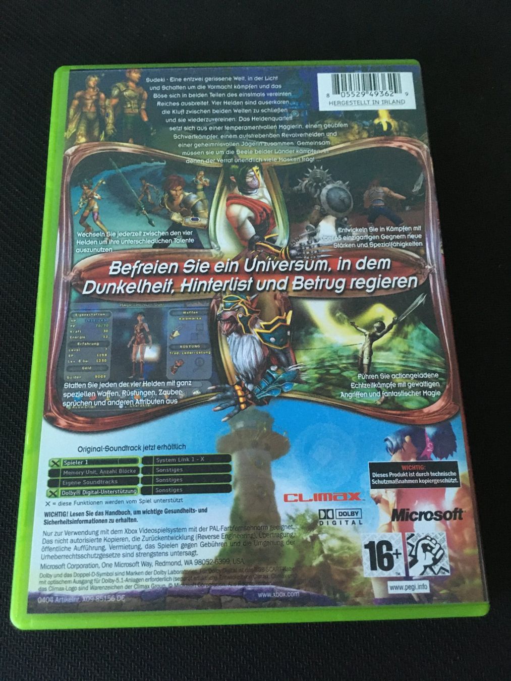 Microsoft Giochi: Sudeki für Xbox – Usato da St.Gallen venduto da sjosjo 1