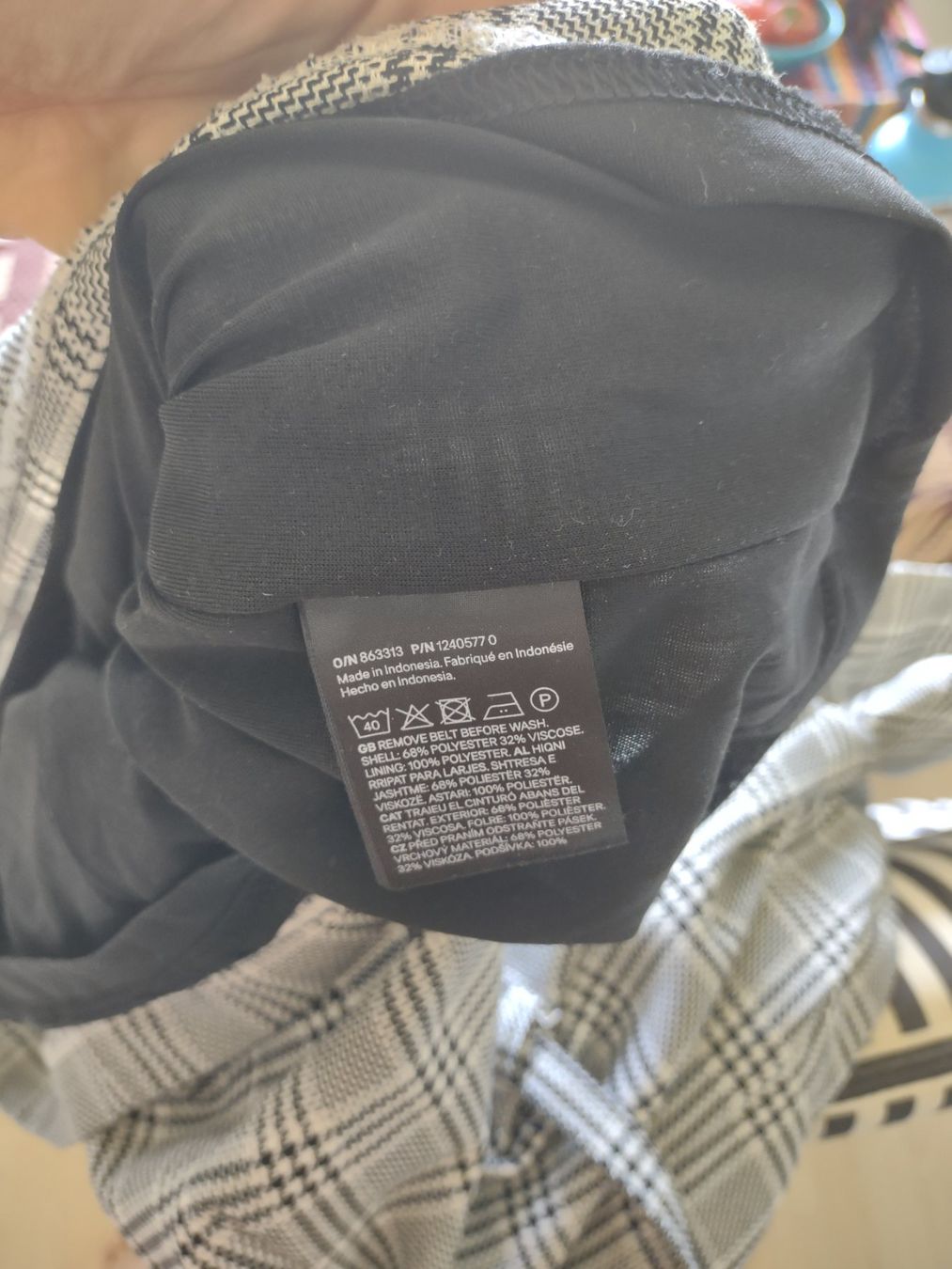 H&M Vestiti: Robe courte H&M style tailleur noir et blanc taille S – Usato da Gasel venduto da any_zyw8 3