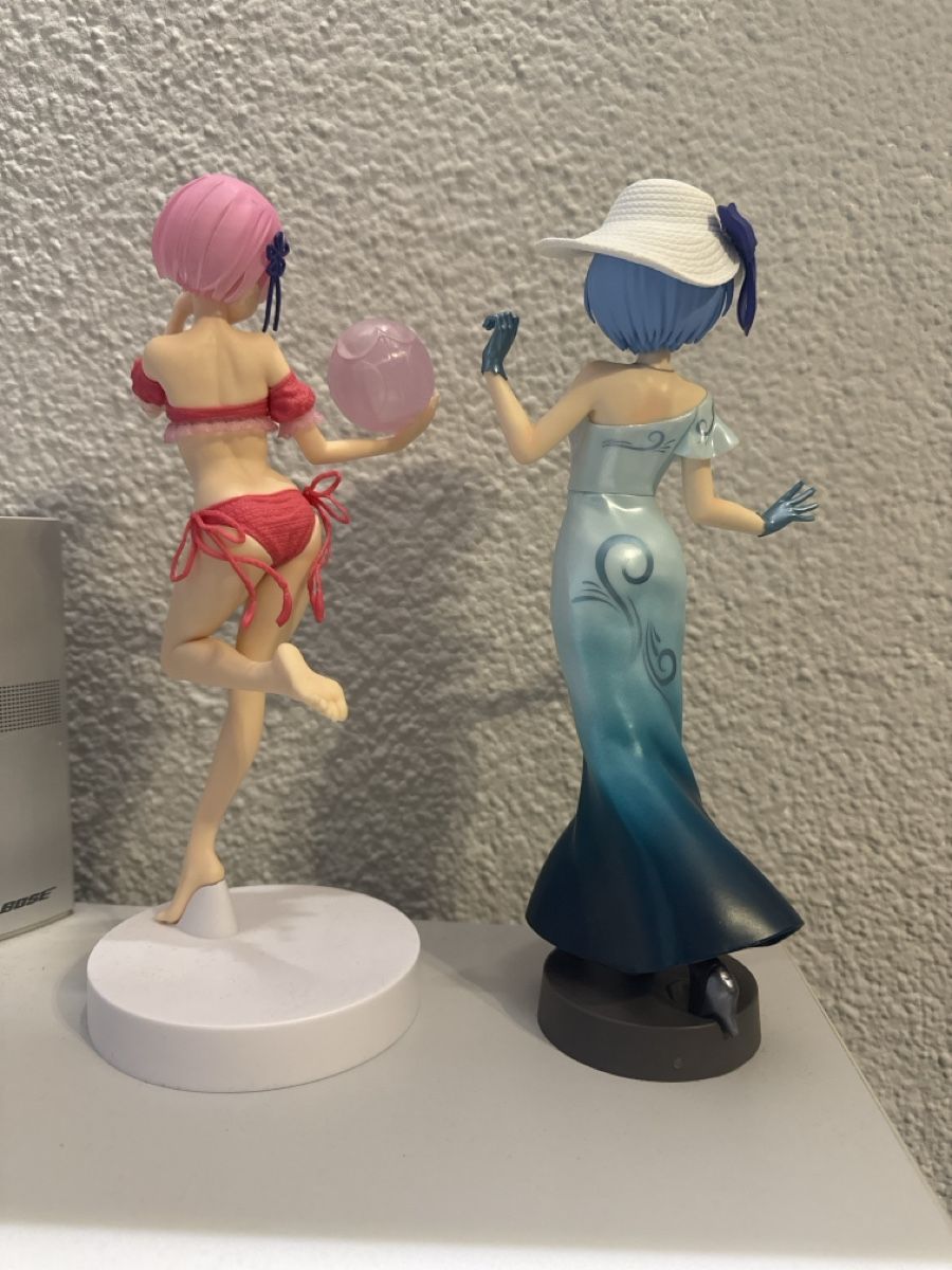 Statuette: Anime Figuren: Rem und Ram, Sommer Edition, – Usato da Ballwil venduto da bue_c72g 1