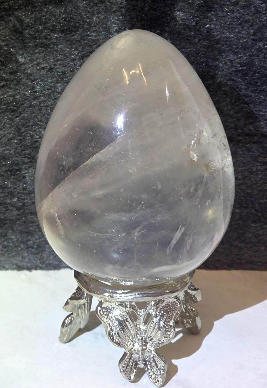 Minerali & Pietre curative: Bergkristall Ei 702g – Nuovo e nell'imballaggio originale da Matzingen venduto da Shay_Crystalz 2