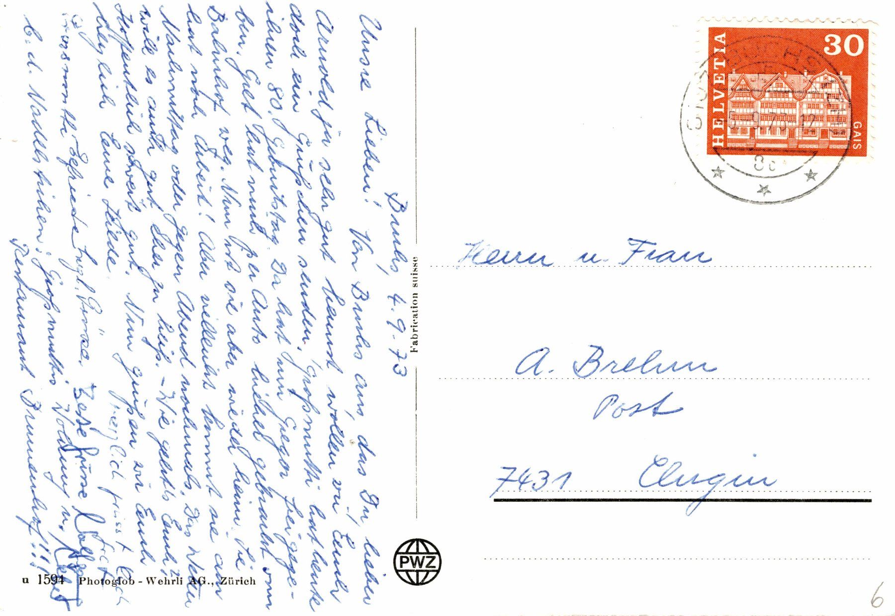 Cartes postales: Buchs ZH. – D'occasion à Bronschhofen par Astore 1