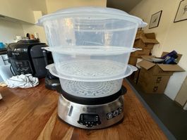 Russell Hobbs MaxiCook Dampfgarer 10.5L digital, 3 Etagen