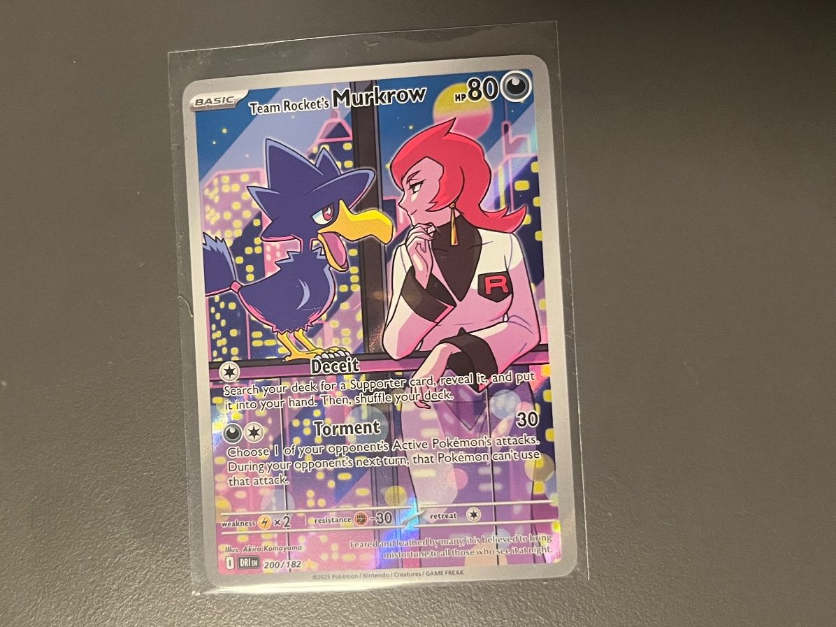 Pokémon Carte collezionabili: Pokémon Team Rocket’s Murkrow AR – Usato da Stäfa venduto da and_8dr6
