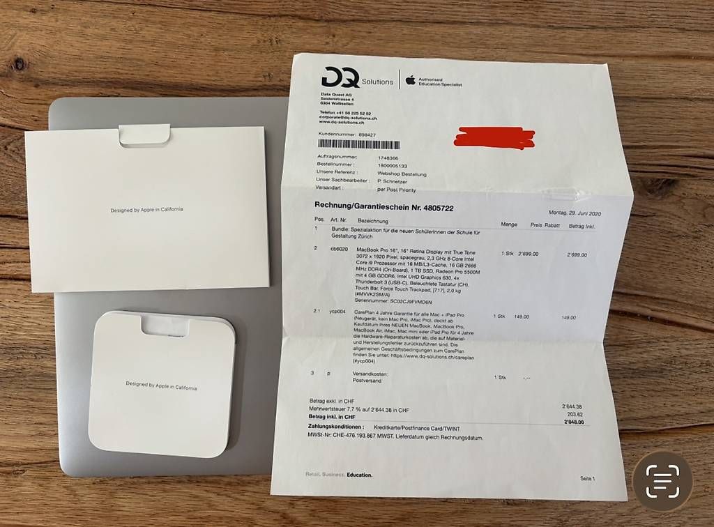 Notebook: MacBook Pro 16", Space Gray, 16 GB RAM – Usato da Vogelsang AG venduto da hannahlea 1