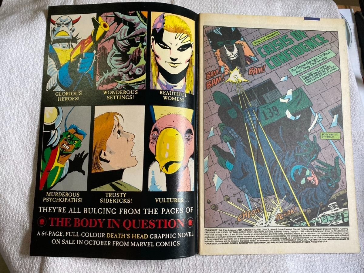 Fumetti: Fool Killer Comicheft 1991 – Usato da sursee venduto da trilli-tralli 3