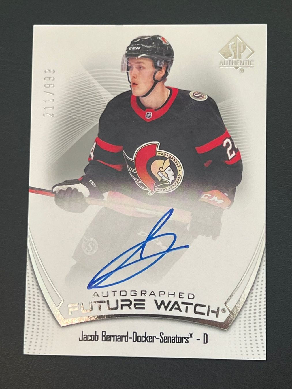 NHL Carte collezionabili: Jacob Bernard-Docker 2021 Future Watch Auto Ottawa Senators – Nuovo (secondo la descrizione) da Möhlin venduto da SwissHockeyCards