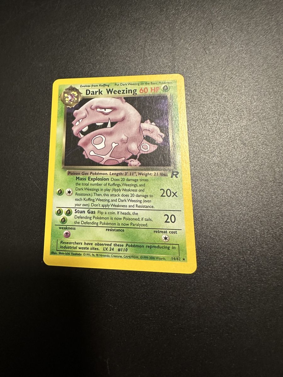 Cartoline: Pokemon Karte Dark Weezing Holo – Usato da St. Gallenkappel venduto da mik_7tw2
