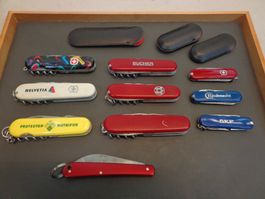 9 Victorinox + 1 Wenger Sack - Taschenmesser ab 1.-