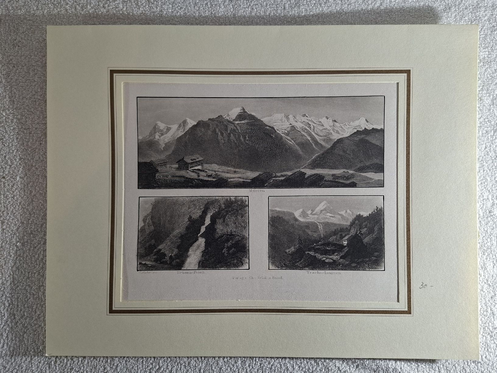 Incisioni: Lot 16, 5 Stiche berner Oberland  – Usato da Grindelwald venduto da carro5 8