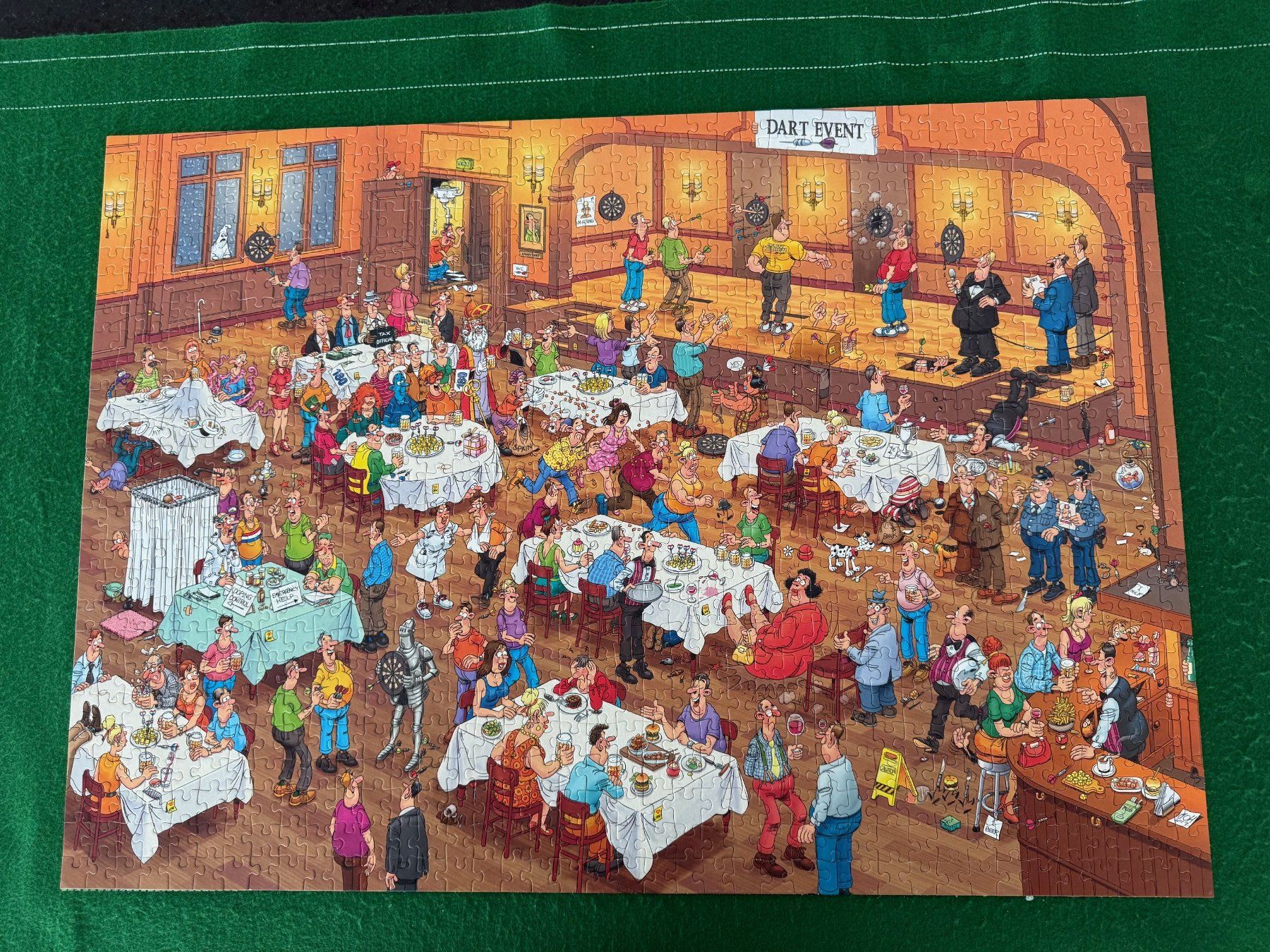 Puzzles: Jan van Haasteren Puzzle, 1000 Teile, Darts – Gebraucht aus Rothenburg von Patri00 1