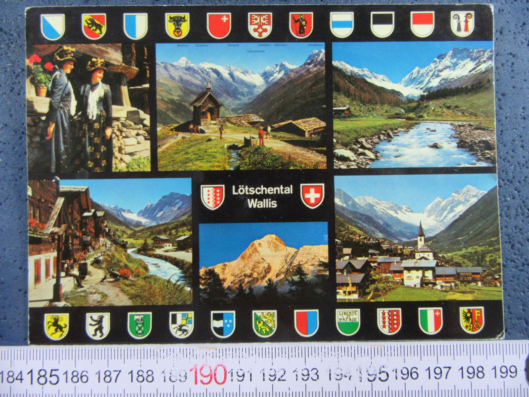 Ansichtskarten: LÖTSCHENTAL 1977 VS AK – Gebraucht aus Ettingen von Hausi4711