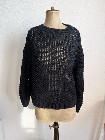 Pull Rita Ora  maille noir taille L neuf
