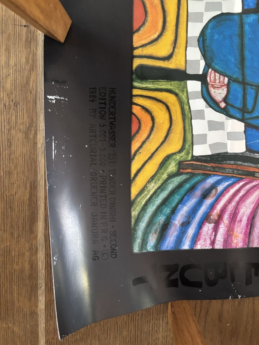 Foto & Immagini: Hundertwasser Poster  – Usato da Würenlos venduto da Ashley24 2