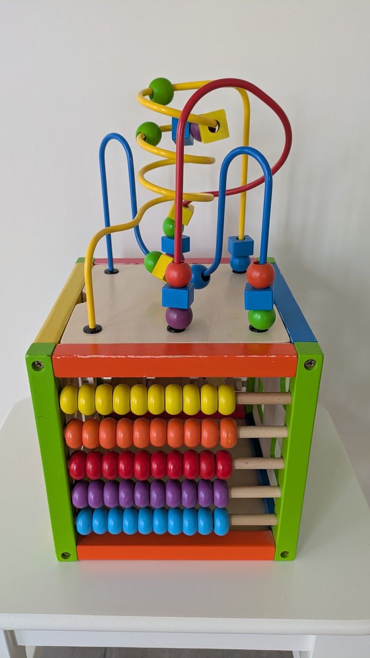Giocattoli: Spielwürfel (Holz) und Ringstapel von Fisher Price – Usato da Bäretswil venduto da Ober-Land 2