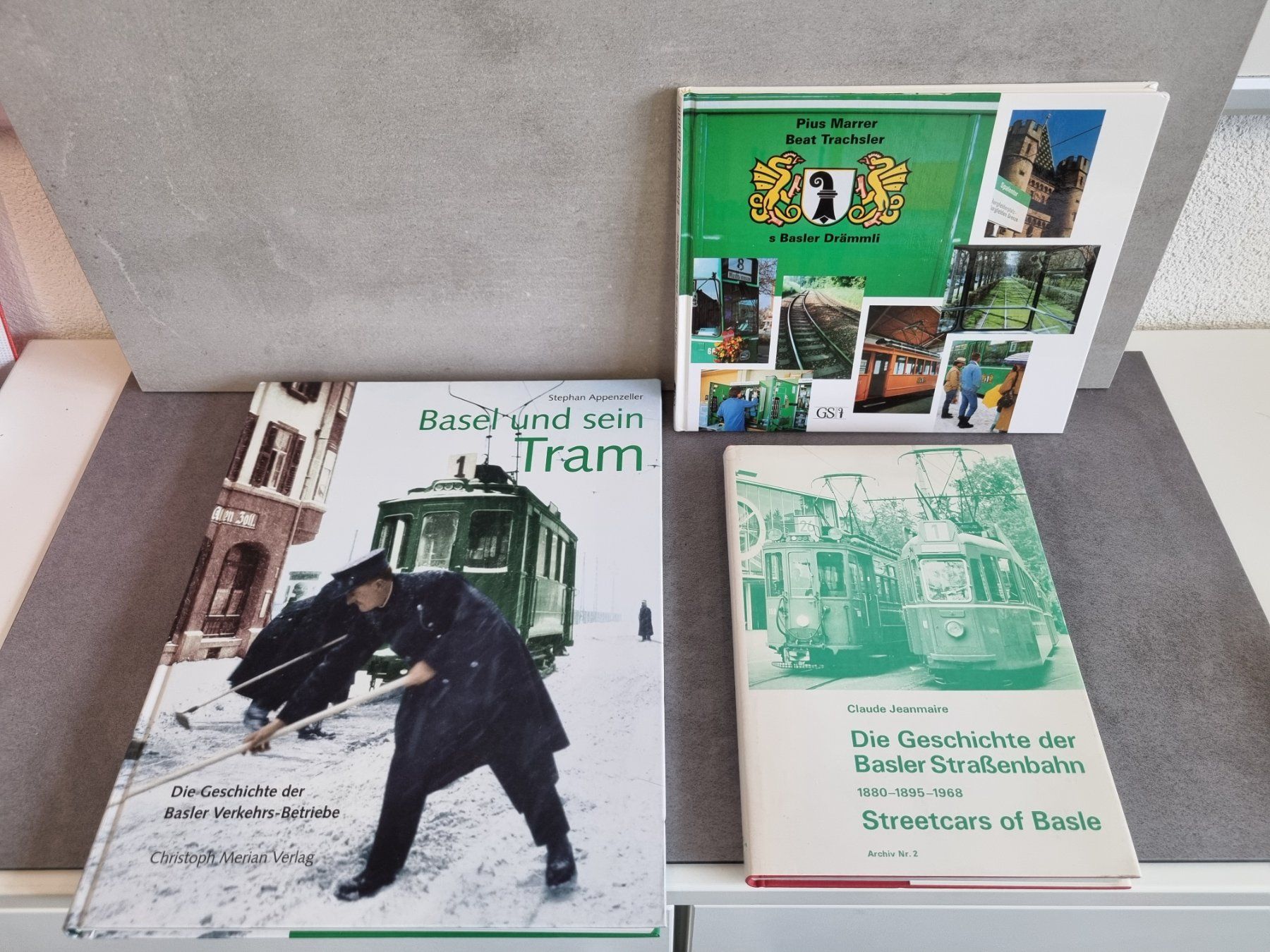 Libri: 3 Bücher mit Basler Tram-Geschichten, BVB, Drämmli – Usato da Lenzburg venduto da freedomky