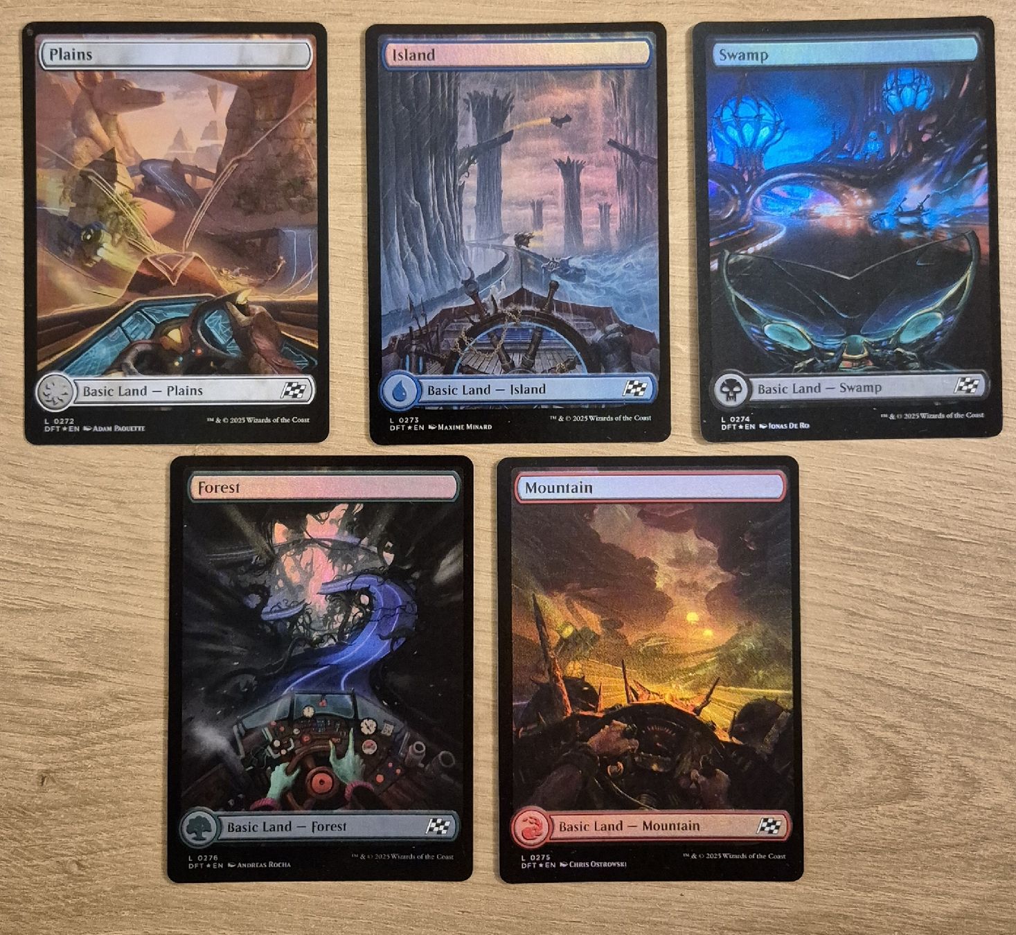 Magic The Gathering Carte collezionabili: Aetherdrift Full Art Lands FOIL (EN) - MTG Magic Gathering – Nuovo (secondo la descrizione) da Küsnacht ZH venduto da Canada-2012