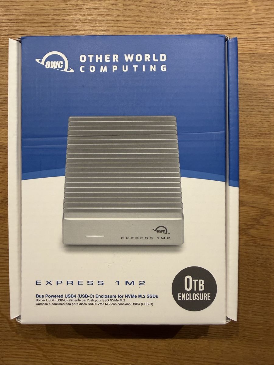 OWC Harddisks: OWC Express 1M2 / Leergehäuse – Neu und originalverpackt aus Malters von denblance