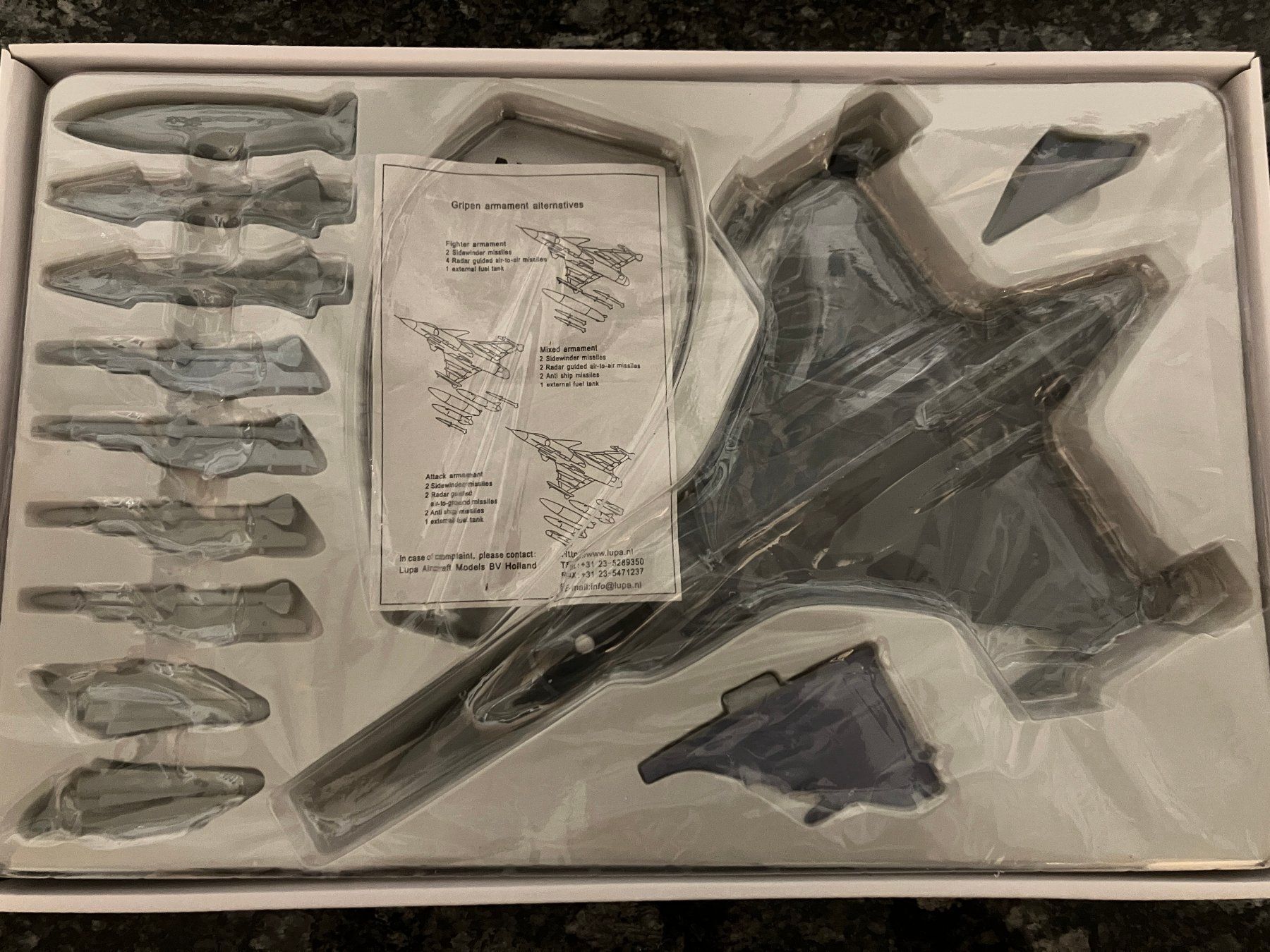 Kit di modellismo & Modellini statici: SAAB Gripen Collection Set, 3 Stk. – Nuovo e nell'imballaggio originale da Riedholz venduto da mastercom 3