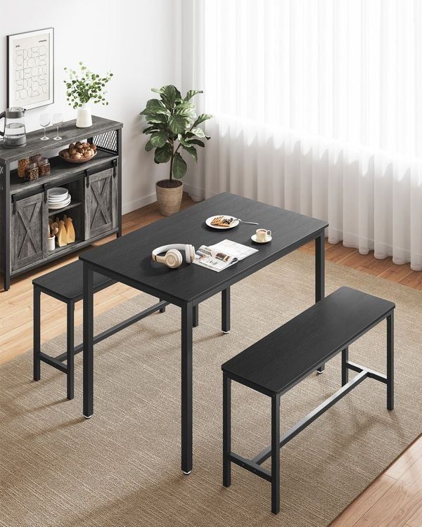 Set di tavolo e panche: Esstisch Küchentisch-Set mit 2 Bänken LUNA – Nuovo e nell'imballaggio originale da Lachen SZ venduto da MAMORU-MOEBEL 2