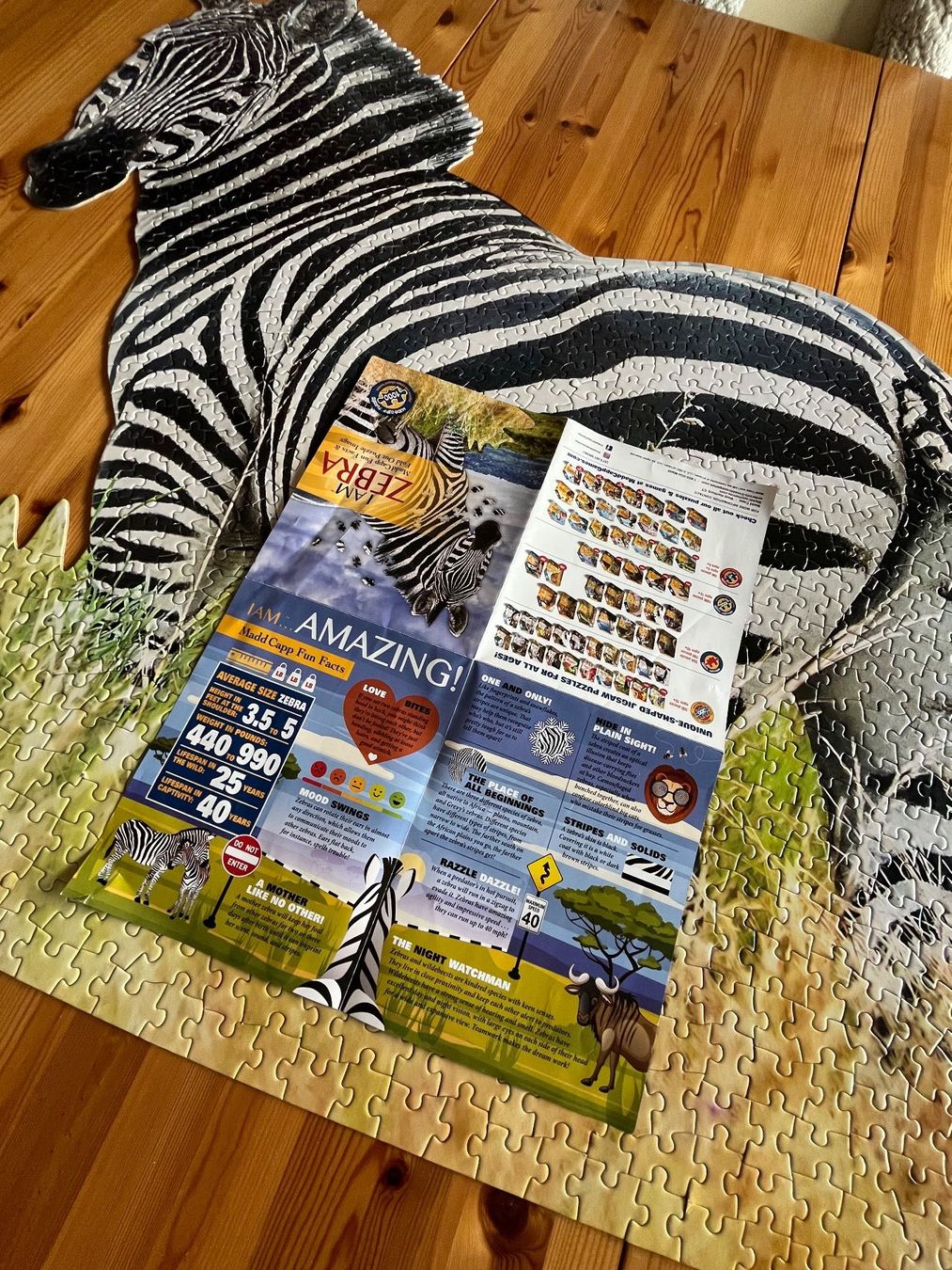 Puzzle: Zebra Puzzle, 1000 Teile – Usato da Zürich venduto da Gurkis 5
