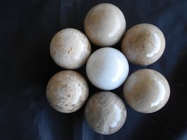 Marmor Kugel 7 Ex China, geschliffen, poliert