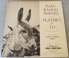 Juan Ramon Jimenez Platera Y Yo Poesia Argentina Vinilo Raro