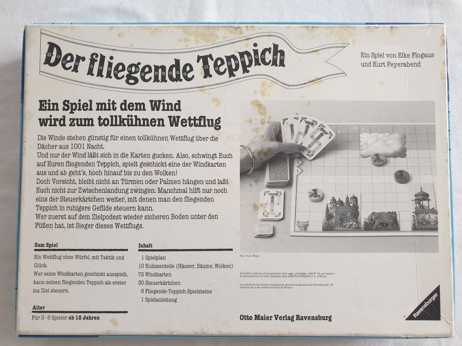 Ravensburger Giochi: Der fliegende Teppich von Ravensburger – Usato da Rebstein venduto da Ajs_Toy_Palast_1 1