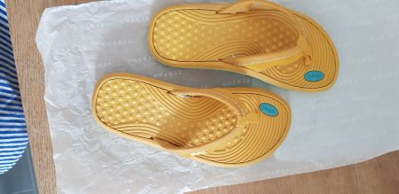 Sandales d'été Jaune Soleil