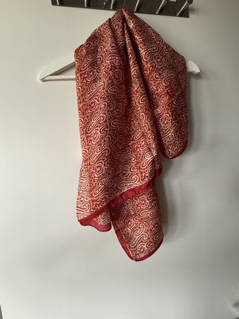 Seidenschal Paisley Muster ungetragen 