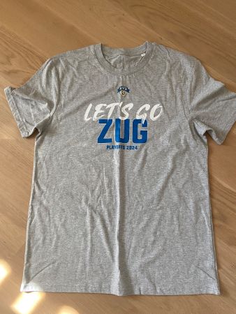 EVZ Zug Playoff T-Shirt Grösse M, neu