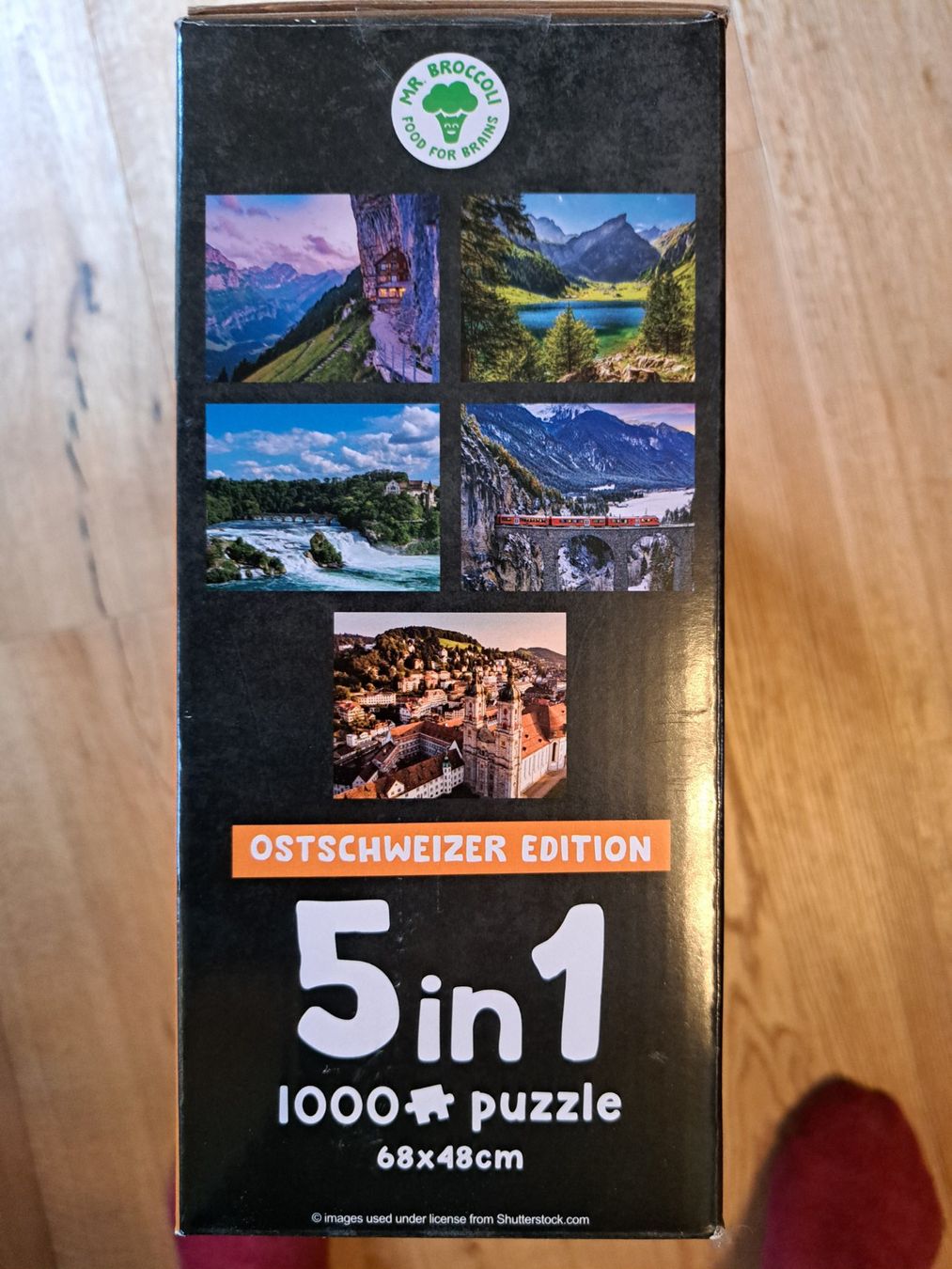 Puzzle: 5 x 1000 Teile Ostschweizer Edition – Usato da Igis venduto da murmeli24 1