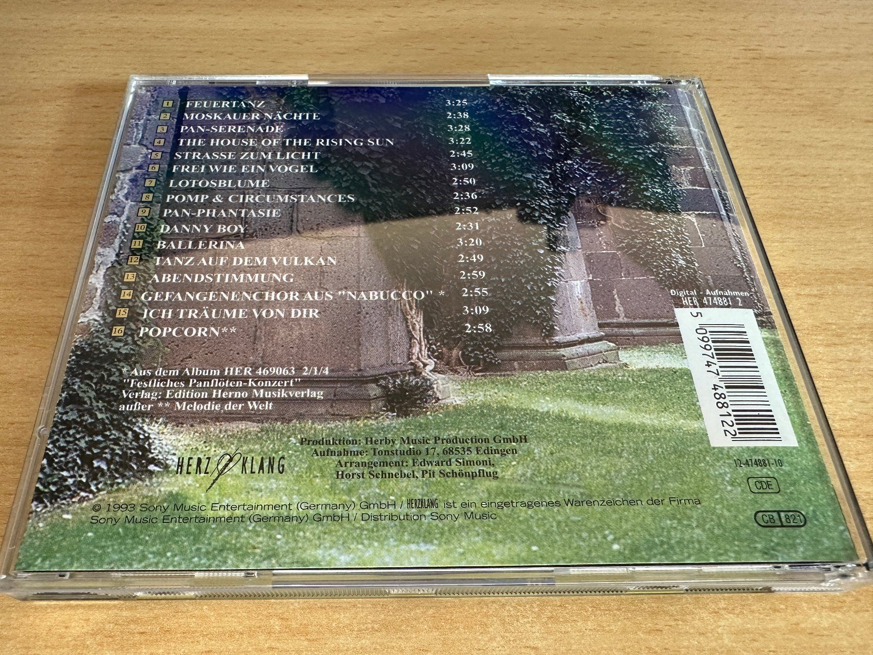 CD: Edward Simoni – Pan-Phantasien – Usato da Rikon im Tösstal venduto da Alpenmutz 1