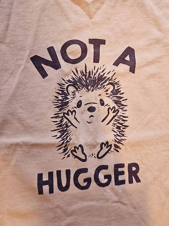 T-Shirts: Rosa Shirt ' not a hugger' – Neu (gemäss Beschreibung) aus Zürich von leonard014 2
