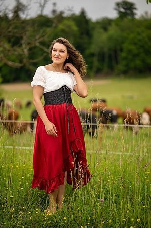 Bluse, Korsett und Rock  Cosplay / Festival / Fotoshooting