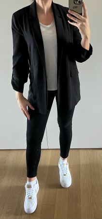 Longblazer Blazer schwarz M Pull & Bear neu Business elegant