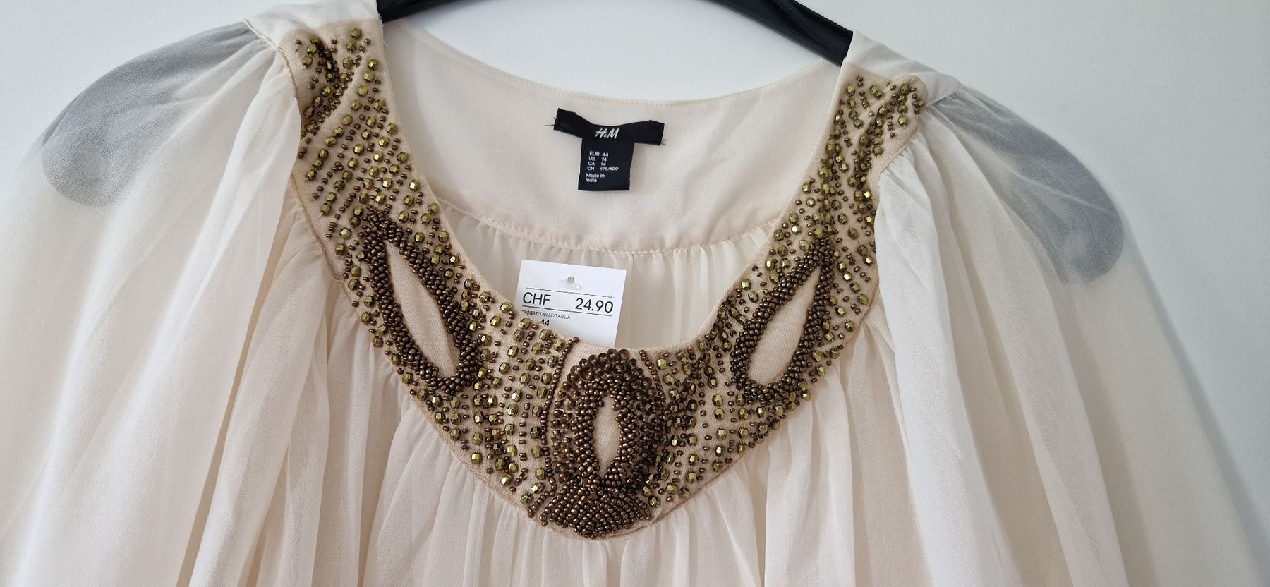 H&M Vestiti: neues Strand-Kleid/Bluse in Grösse 44 – Nuovo e nell'imballaggio originale da Wiesendangen venduto da Stregolina 3