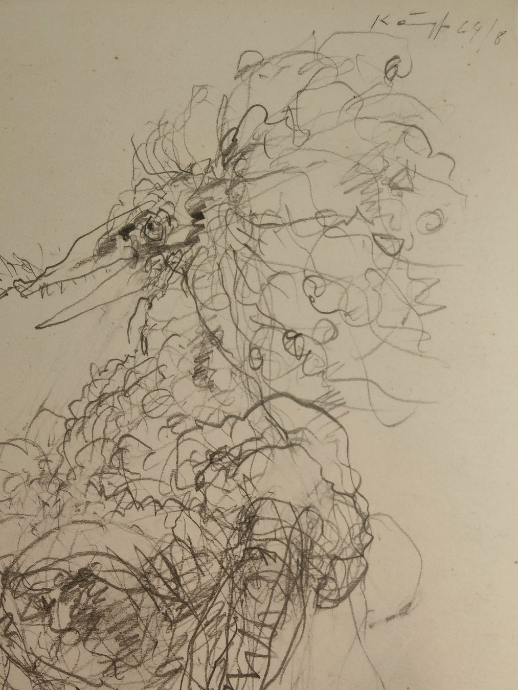 Gemälde: original Bleistiftzeichnung von Max Kämpf – Gebraucht aus St.Gallen von KunstGallen 2