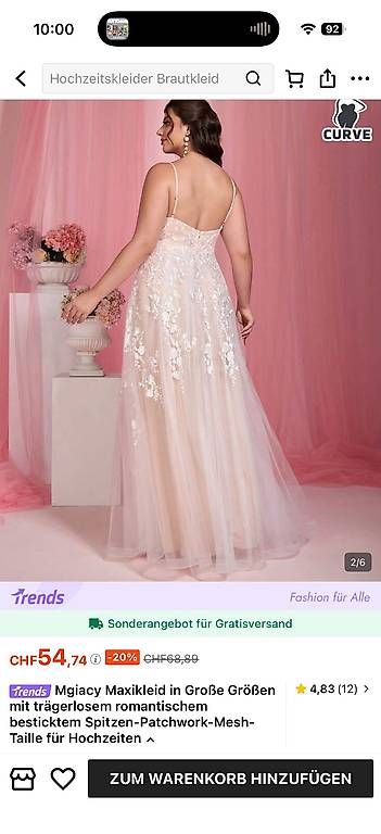 Vestiti: Wunderschönes Kleid -NEU – Usato da Zürich venduto da Nala76 1