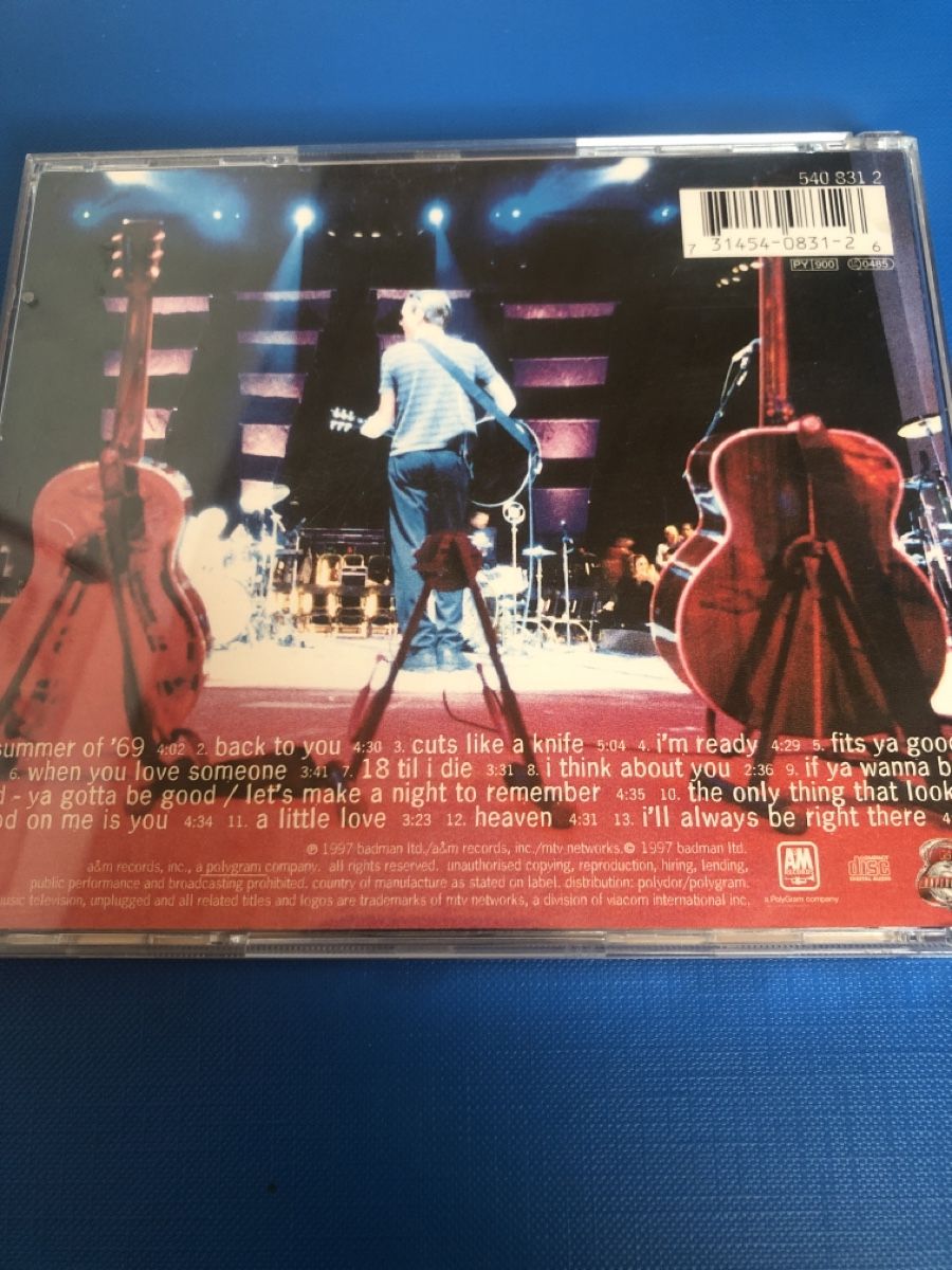 CD: Bryan Adams - Unplugged – Usato da Flaach venduto da rubo7 1