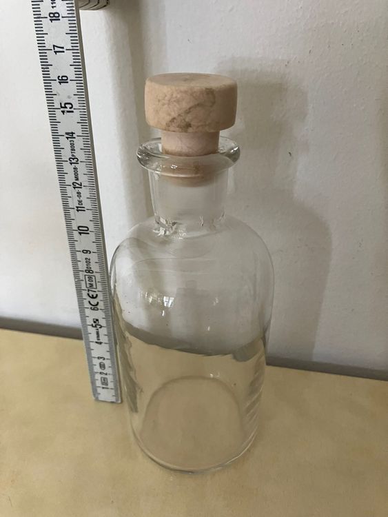 Quid Maison Bottiglia In Vetro Con Tappo Da Tavolo, 1 Litro, Design Essenziale - 3