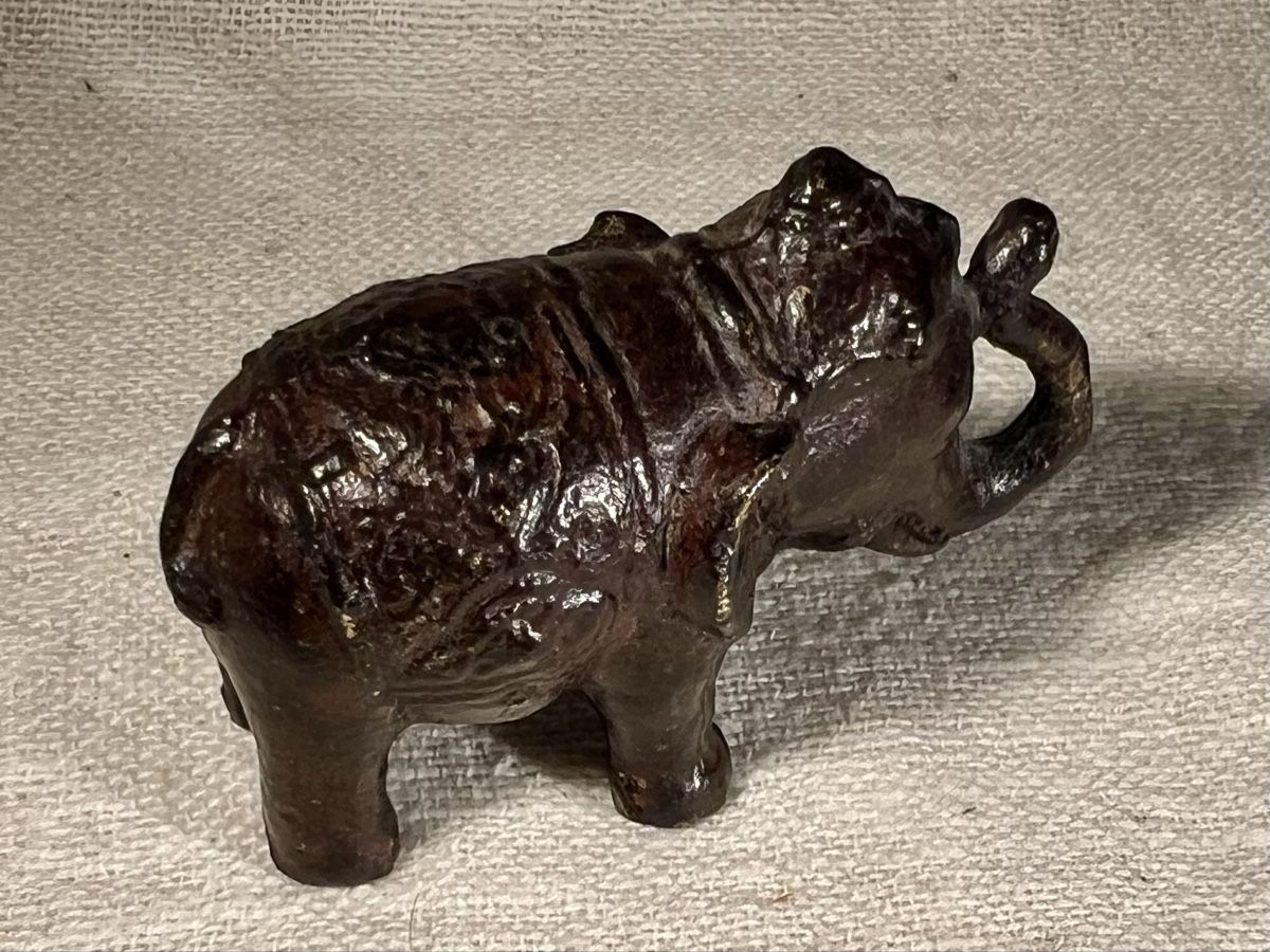 Statuette: Figurine éléphant bronze Asie, poids à opium – Usato da Genève venduto da DELIRBEADS 6